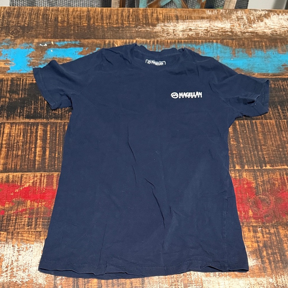 Magellan Outdoors Navy Shark Graphic Tee